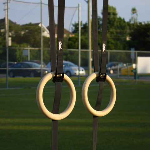 Rep fitness wood online gymnastic rings